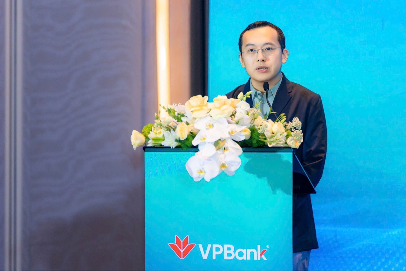 Đại diện OKX phát biểu tại lễ ký kết